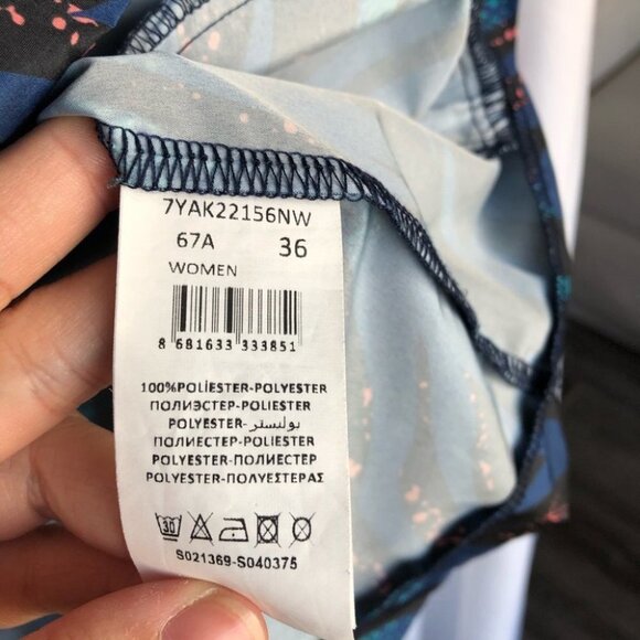 90’s style multicoloured windbreaker teal  animal - Picture 5 of 15